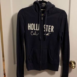 Blue Hollister hoodie